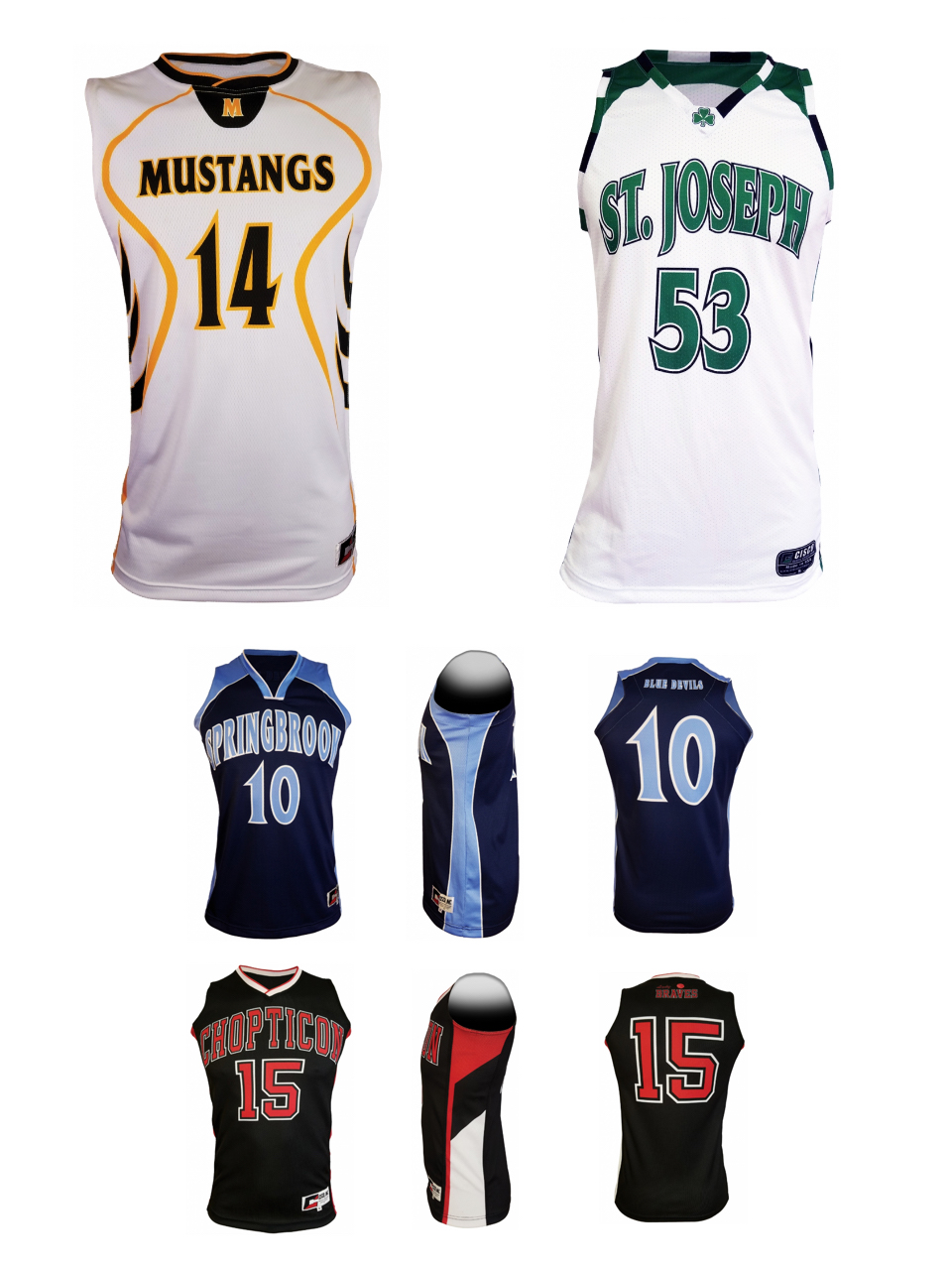 kids custom basketball jersey