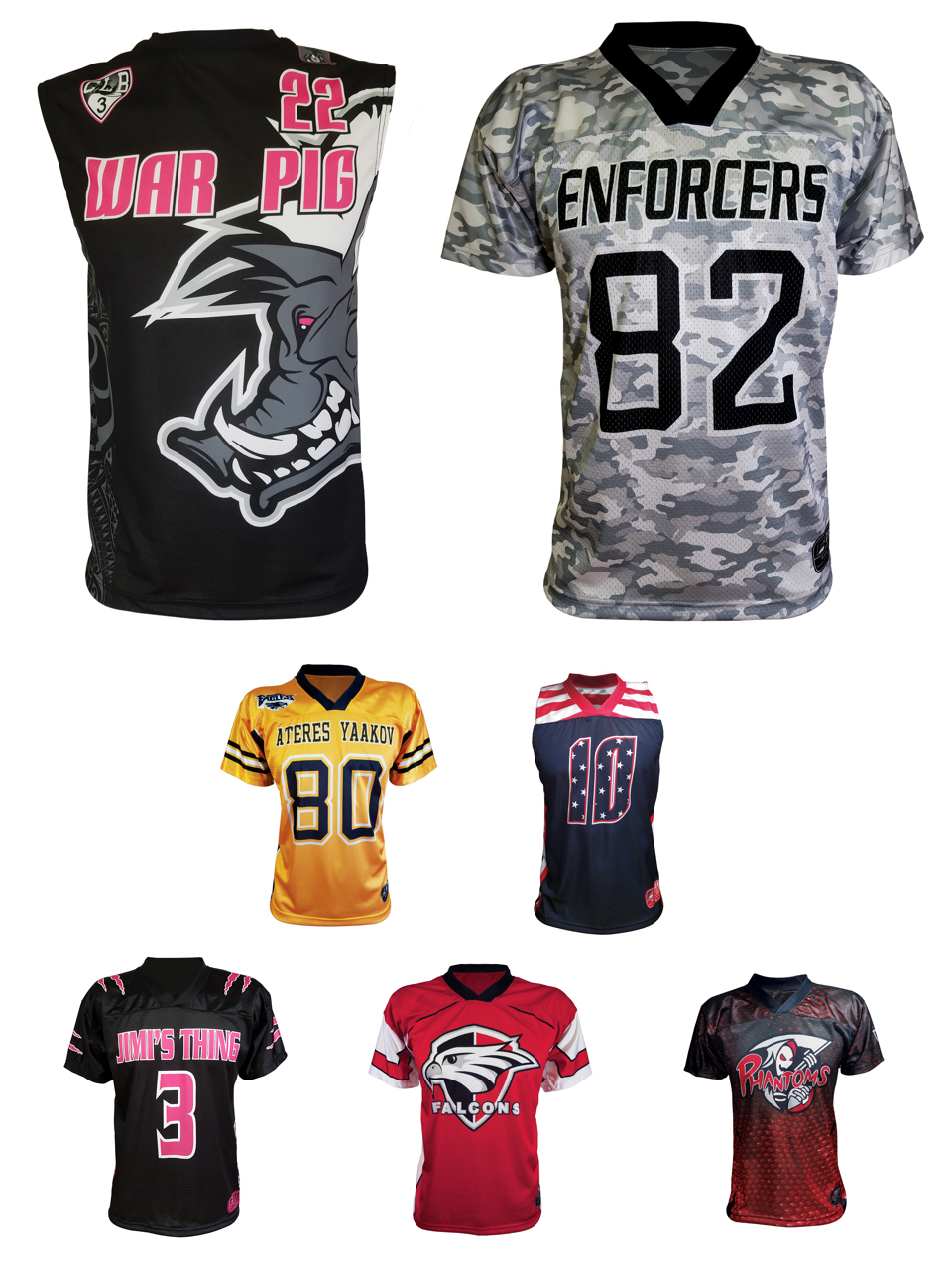 youth football uniform builder