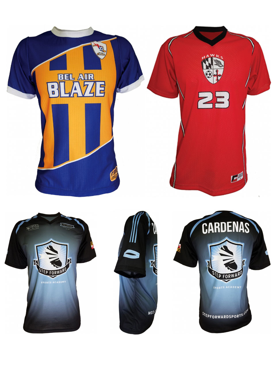 custom soccer team uniforms